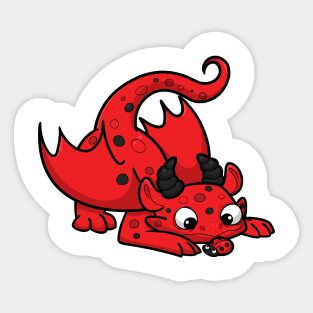 ladybug dragon Sticker
